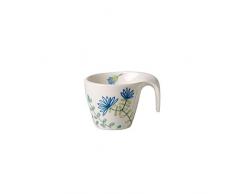Villeroy & Boch Flow Couture Tasse à expresso/moka, 100 ml, Porcelaine Premium, Blanc/Multicolore