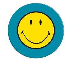 Zak! designs 6662-0313 Assiette, mélamine, Bleu Aqua, 25,5 x 25,5 x 1,5 cm