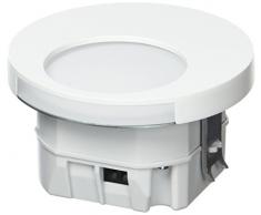 ledix 02â221â52, Applique murale LED, aluminium, blanc, 7,3Â x 7,3Â x 4,2Â cm