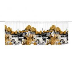 Vallila Suomenlinna CT003709-2-P Tour de lit 60 x 250 cm, doré, 60 x 250 cm