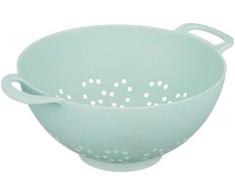 Une domo Pv-bam-6074 Point-Virgule Passoire Glace à 23.5 cm H 12 cm, fibre de bambou, Bleu