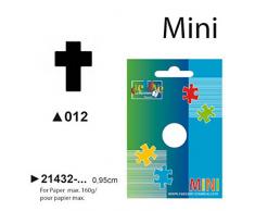 Vaessen Creative Perforatrice de Papier, Taille XS, Croix, Pour Projets DIY, Scrapbooking, Création de Cartes et Plus