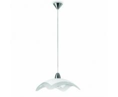 Philips 406341716 Plafonnier E27 Argent Verre