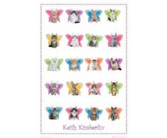 1art1 49710 Poster Chats Chats Papillons Keith Kimberlin 91 x 61 cm