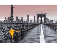 Empire merchandising 655981 frank assaf-brooklyn bridge umbrella poster maxi format 91,5 x 61 taille-pression cm