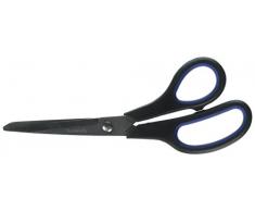 Fackelmann 48158 Ciseaux Universel Nirosta-Praktika 20cm en PP/INOX, Acier Inoxydable, Bleu/Noir/Argent, 20 x 7,5 x 1 cm