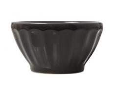 COSY & TRENDY 2964647 Bol FACETTA Gris anthracite, DiamÃ¨tre 14xH 7,5cm