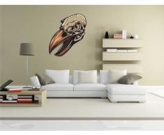 pinkelephant Autocollant Mural Tête de Mort 057 â Dégoûtantes Tête de Mort â Sticker Mural 58 x 66 cm