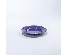 Baci Acrylique Assiette Creuse, Violet, 23Â cm