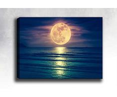 Bonamaison Peinture sur toile, multicolore, 50 x 70 cm - Conçu et fabriqué en Turquie