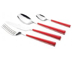 Josef MÃ¤ser Domestic Serie Shiny Service de Couverts 24 piÃ¨ces Rouge