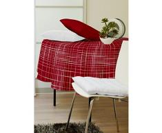 Soleil dOcre Nappe toile cirÃ©e ronde D. 160 cm BURNY Rouge