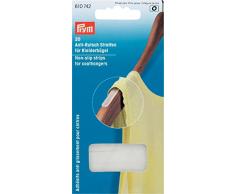 Prym Bandes antidérapantes pour cintres, Plastique, Blanc, Lot de 20