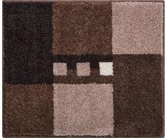 Linea Due MERKUR Tapis de Bain, Polyacrylique Supersoft, Marron, 50x60 cm