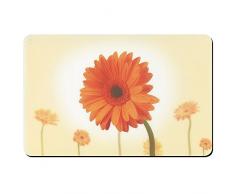 kela Set de Table, Plastique, Orange/Blanc, 43,5x28,5x1 cm