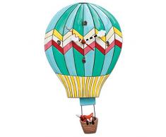 Allen Designs P1504 Horloge Mongolfière Horloge Multicolore 38 cm