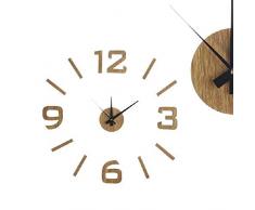 Dcasa Sticker Effet Bois Montres de Bureau Décoration de Maison Unisexe Adulte Couleur 60x0,1x60