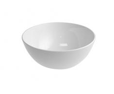 H&H CoupÃ© Saladier, Porcelaine, Blanc, 23 cm