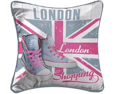 douceur dintérieur coussin 40x40cm microfibre girly london