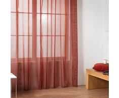 RIOMA Alejandra Voilage Ã Åillets 140Â xÂ 270Â cm. 140 x 270 cm Rouge