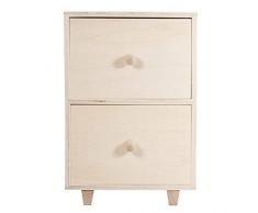 Rayher Hobby Commode sur Pieds, Divers, Bois, 1,65Â x 0.93Â x 2.45Â cm