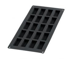 Lékué Moule Financiers 20 Cavités Noir Gourmet