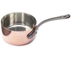 Baumalu 201023 Casserole en Cuivre et Manche en Fonte - 14 cm