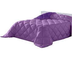 Lucena Cantos - Couette Bicolor, Fibre 400 GR, (Mauve/Lilla, 180 x 270)