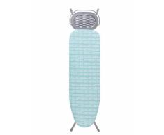 ADDIS Housse pour Table Ã Repasser Ajustement Parfait Motif Ã Rayures Turquoise Taille L