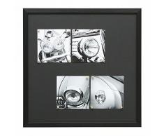 Deknudt Frames S41VH2M Cadre Photo Panneau AimantÃ© Bois Noir 44,6 x 54,6 x 1,6 cm