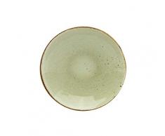 Creatable ER Suppenteller, Earth 22056 Nature Collection Lot de 6 Assiettes Creuses GrÃ¨s 22 cm, Marron