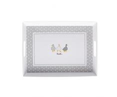 Price & Kensington Madison Plateau de Service Plateau 38Â cm x 28Â cm, Blanc