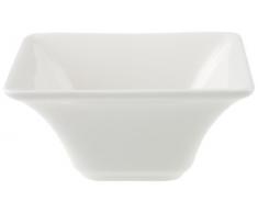 Villeroy & Boch Pi CarrÃ© Coupelle creuse, 9x9 cm, Porcelaine Premium, Blanc