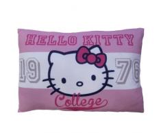 CTI 040883 Coussin Imprimé Hello Kitty Amaya 28 x 42 cm Rose et Blanc