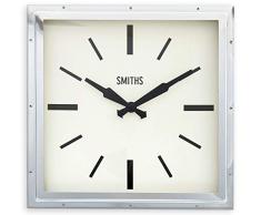 Roger Lascelles Smiths Horloge carrée Chrome