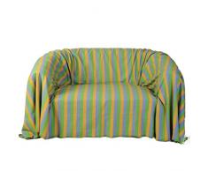 Fouta FutÃ©e JetÃ© de canapÃ© en Coton fouta, Multicolore, 300x200 cm