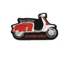 Lambretta LADM01 Paillasson en PVC, Rouge, 80 x 40 x 2 cm