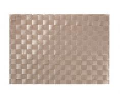 Ultimate Inspire Set de Table en Plastique tissé Argent Platine