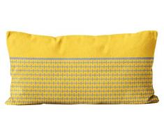 Soleil docre Coussin DÃ©houssable, Coton, Jaune, 32x50 cm