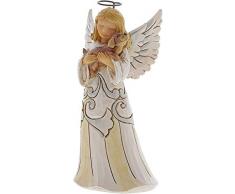 Heartwood Creek 4060962 Figurine, Blanc et Beige, 12, 5 cm