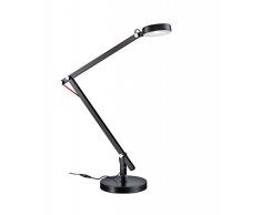 Trio Leuchten 527920102 Lampe de table, Métal, 5 W, Noir, 90 cm