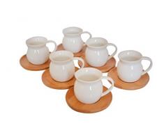 Bambum B2774Â Torby-6Â personne Ensemble de tasses Ã cafÃ©, Marron