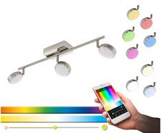 EGLO 97716 Spot Plastique, 5 W, Nickel Mat