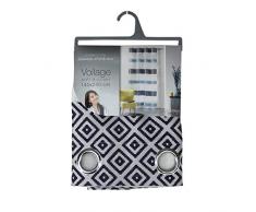 douceur dintÃ©rieur panneau a oeillets 140x240 cm organza graphi bleu