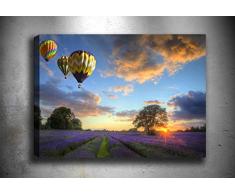 Bonamaison Peinture sur toile, multicolore, 40 x 60 cm - ConÃ§u et fabriquÃ© en Turquie