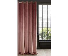 Eurofirany Rideau en Velours, Tissu, Rose foncé, 140x250cm