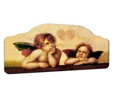 Tableau Angels 42x92cm sur table sculpté royale empire