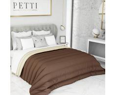 PETTI Artigiani Italiani, Marron, Lit Simple 90x190:Â Couette 150x260 cm