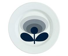 Orla Kiely Assiette en Ã©mail, Ãmail, Ardoise, 24 x 24 x 2 cm