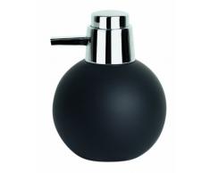 Spirella 10.15313 Bowl Rubber Distributeur Savon Dolomite Noir